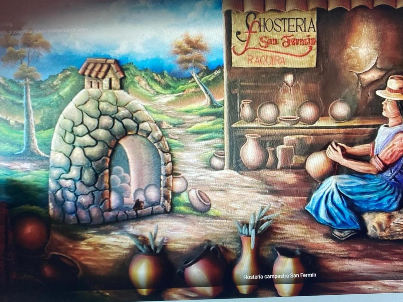 Hosteria Campestre San Fermin Ráquira Buitenkant foto